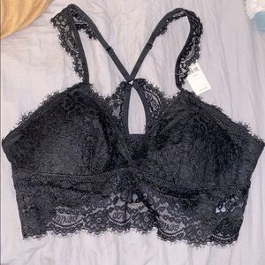 Aerie black bralette size medium